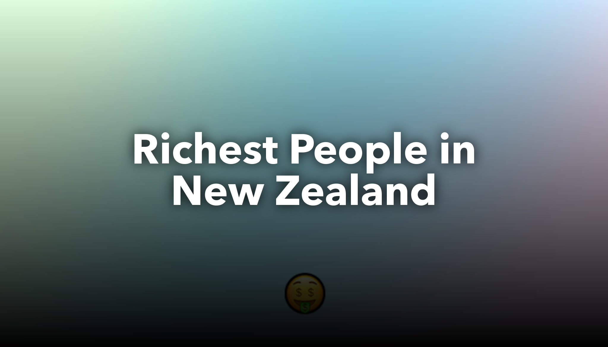 Richest People in New Zealand nichesss